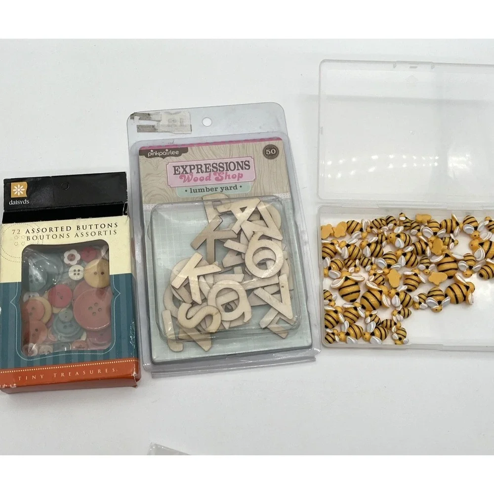 Large Mixed Scrapbooking Craft Supply Lot Fiskars Teresa Collins Pink Paislee
